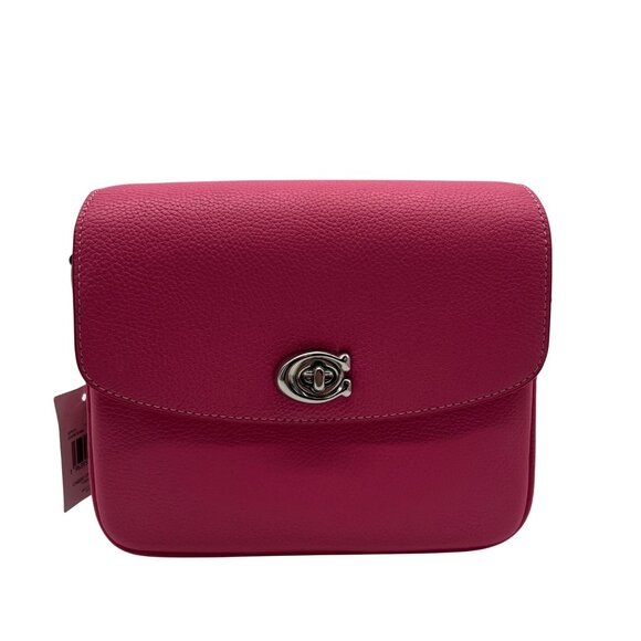 Coach Petunia Pebbled Leather Cassie Bag 19 Crossbody CP211 - Picture 1 of 12